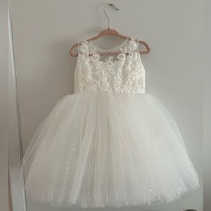 Ivory Flower Girl Dress